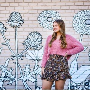 Altar’d State Ruffle Mini Skirt - Medium